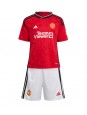 Manchester United Casemiro #18 Domácí dres pro děti 2023-24 Krátký Rukáv (+ trenýrky)